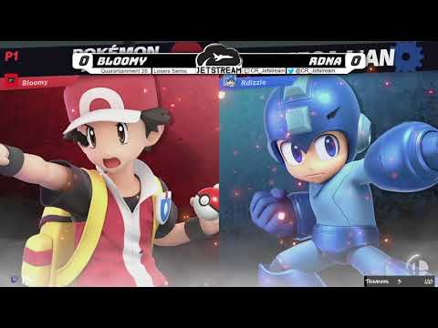 Quarantainment 26 Losers Semis - rDNA (MegaMan) Vs. Bloomy (PKM Trainer) Smash Ultimate - SSBU
