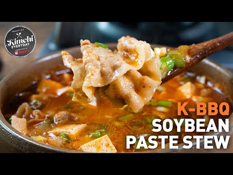 , title : 'K-BBQ Soybean Paste Stew / 고깃집 된장찌개 / How to make EASY Korean Doenjang Jjigae in under 30 min.'