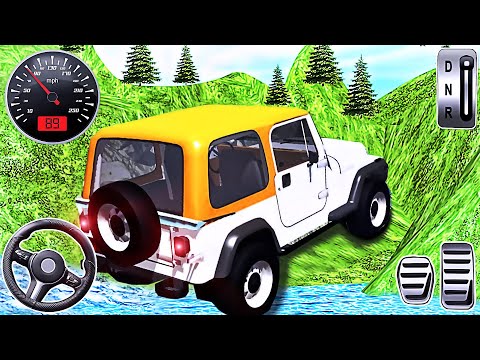 Crazy Offroad Wrangler Jeep Driving - 4x4 Uphill Climb Mountain Race - Best Android GamePlay