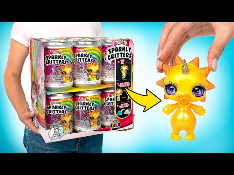 Grande Abertura de Poopsie Slime Surprise Sparkly Critters
