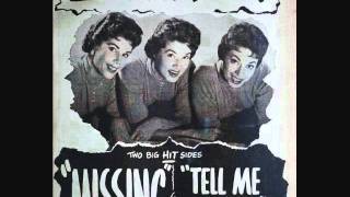 The McGuire Sisters - Missing (1956)