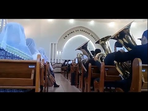 HINO 399 CCB / ENSAIO REGIONAL, VIOLINO E CANTO SOLANDO, MUITO LINDO !! ( SOU A VIDEIRA ) TUBA KING.