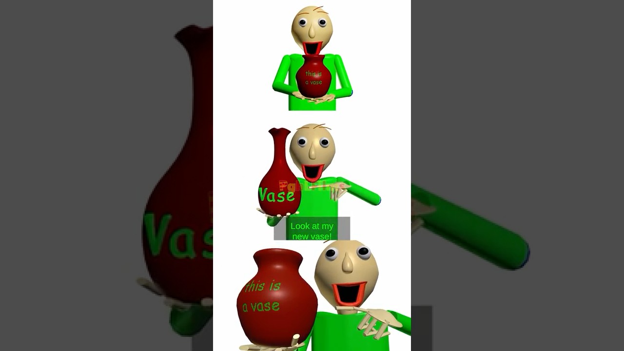 Baldi's New Vase Evolution!! #baldisbasics #baldi #pghlfilms #animation #art