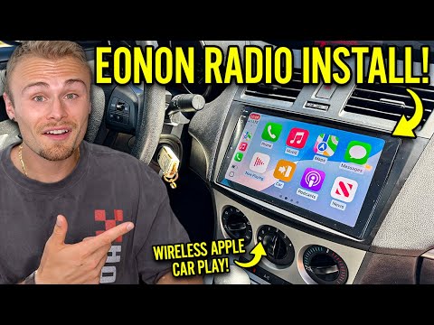 Volxcereo Car Radio for Mazda 3 2014 2015 2016 2017 2018 2019, 9 inch Double din Touchscreen Car Stereo with Carplay/Android Auto, Bluetooth, SWC, FM/RDS, Mirror Link, You-Tube Video video review thumbnail