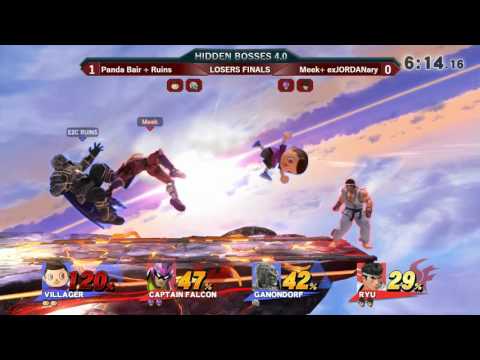 Hidden Bosses 4.0 Doubles  LOSERS FINALS - Panda Bair + Ruins vs Meek+ exJORDANary