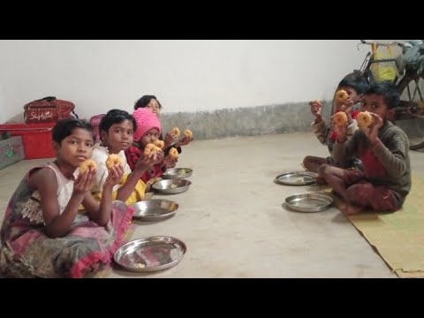 Morning breakfast hostel children