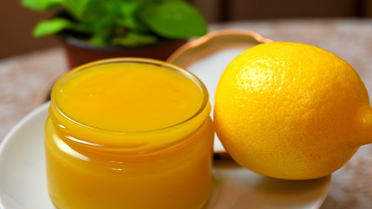 Лимонный заварной крем КУРД - Лимонное наслаждение к чаю за 5 минут