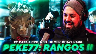 SICK MAN | REACCION A Rangos II - Pekeño 77 ft. Cazzu, Neo Pistea, C.R.O, Bhavi, Homer, Ruben Rada