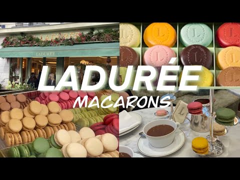 🎄LADUREE Christmas Macarons Vlog (e degustação de Eugénie)