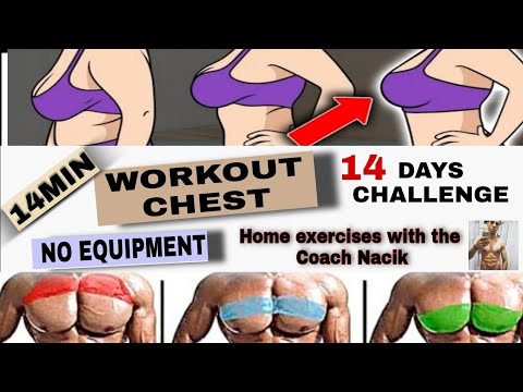 Only 14 minutes to tighten and lift the flabby chest, home exercises