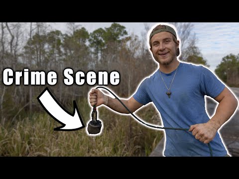 Magnet Fishing At A Crime Scene - What Will We Find Magnet Fishing (Gun Recovered)