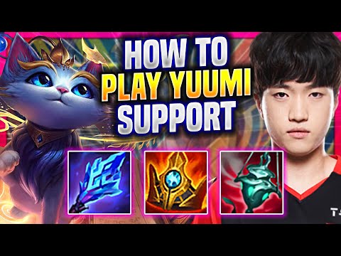 LEARN HOW TO PLAY YUUMI SUPPORT LIKE A PRO! - T1 Keria Plays Yuumi Support vs Lulu! | Season 2022