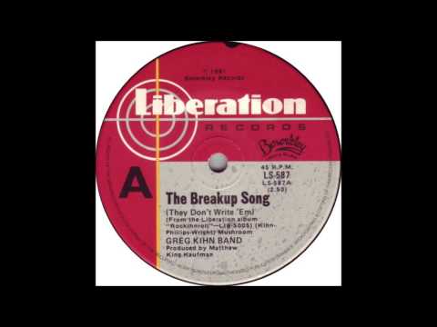 Greg King Band The Breakup Song 81 - Billboard 1981