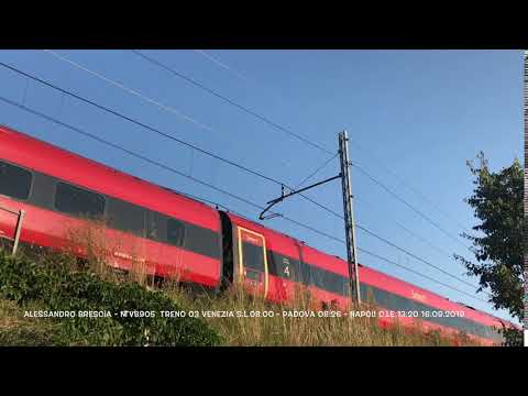 NTV8905  Treno 03 VENEZIA S.L.08.00 - PADOVA 08:26 - NAPOLI C.LE 13:20 16.09.2019