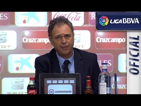 Rueda de Prensa de Caparrós tras el Sevilla FC (2-3) Levante UD - HD