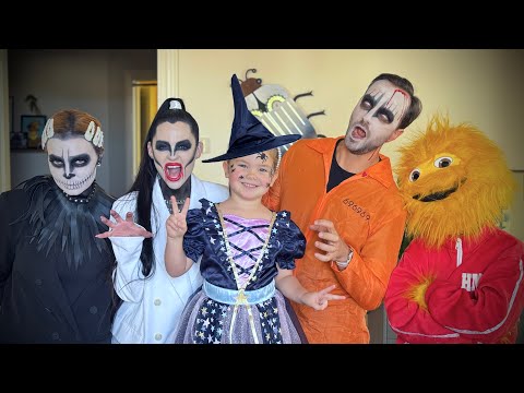 HALLOWEEN makeup by SCARLET & scary costumes VLOG
