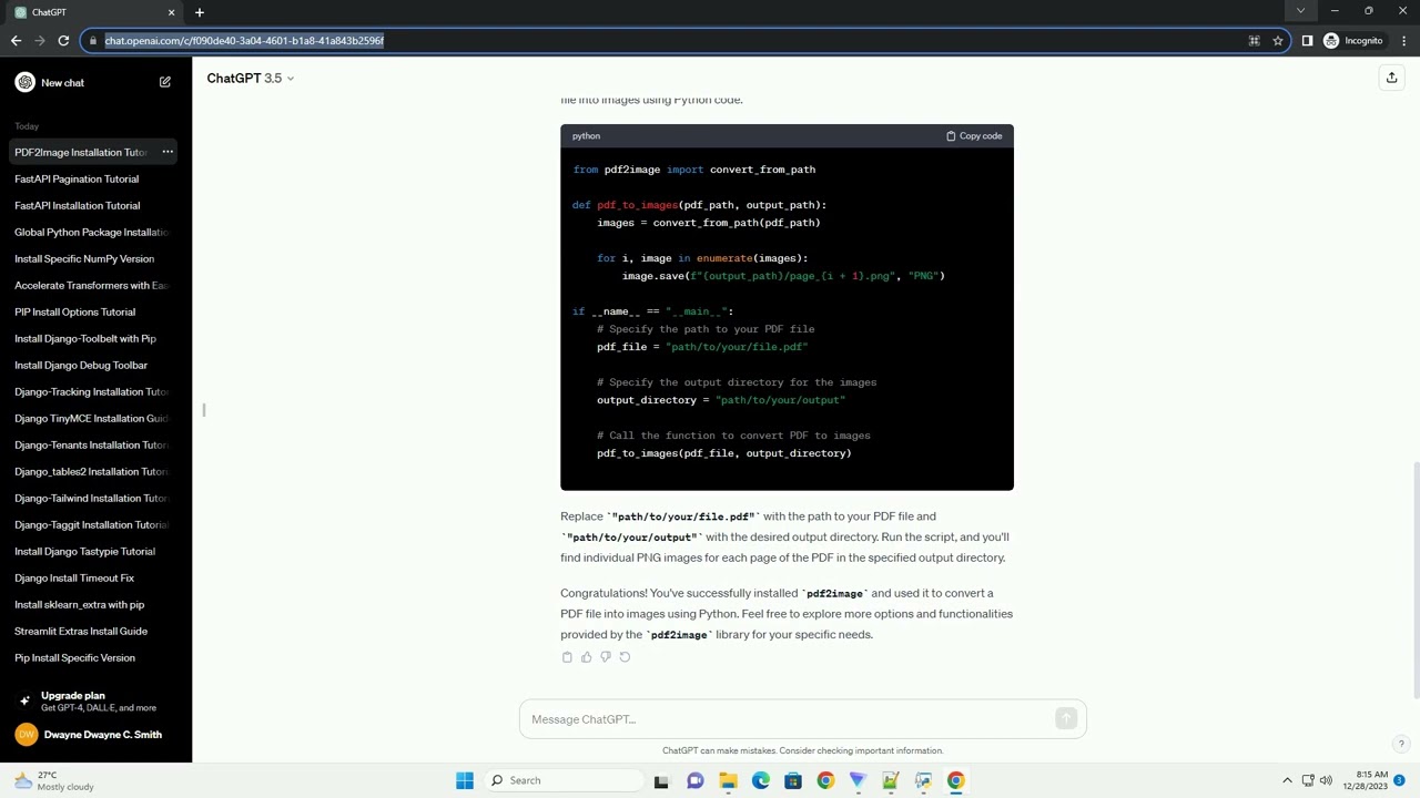 pip install pdf2image