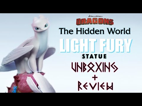 Sideshow's The Hidden World Light Fury statue unboxing and review! | 4K