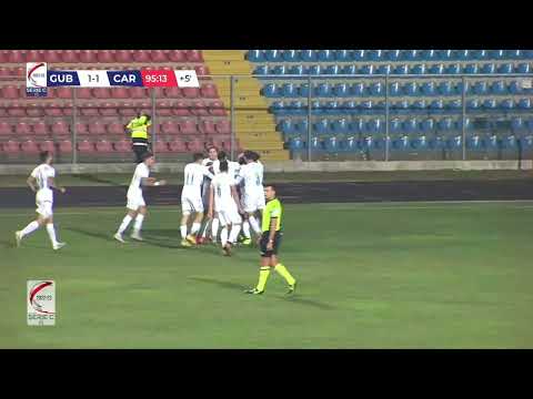 Gubbio-Carrarese 1-2, 25ª giornata: Il gol di Della Latta