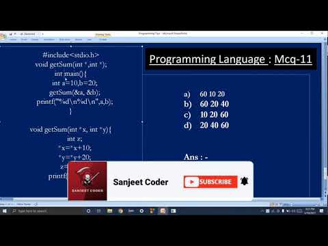 11 Programming Language MCQ 11