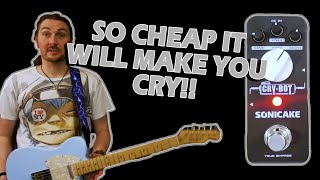 Video thumbnail for Cheap Tuesdays | Sonicake Cry-Bot Auto Wah Effects Pedal by JimijaymesGuitarist
