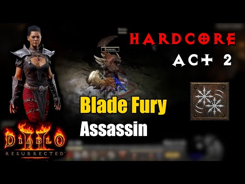 Ladder Hardcore Blade Fury Assassin Diablo 2 Resurrected