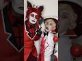 They Are Trying Hazbinhotelcosplay Hazbinhotel Alastor Lucifer Radioapple Charliemorningstar