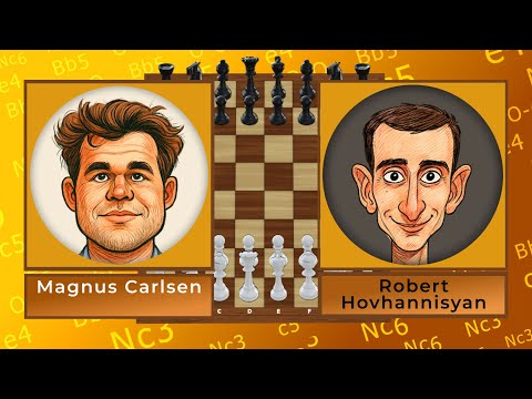 ♖  Magnus Carlsen 🤝 Robert Hovhannisyan - FIDE World Blitz Chess Championship 2024 | Swiss