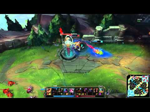 League of Legends - Rek'Sai, Ziggs & Fiora Towerdive vs Olaf & Lee Sin