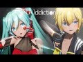 【MMD MV】[A]ddiction - Hatsune Miku ・Kagamine Len (English / Romaji Sub)【YYB 初音ミク ・YYB 鏡音レン】F