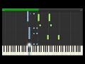 La dispute - Yann Tiersen - Piano tutorial (High Quality Audio)