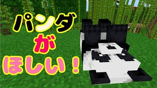 【マイクラ】パンダが欲しい！💛ジャングルからパンダを連れてこよう！！！！！！💛(⋈◍＞◡＜◍)。✧♡【Minecraft】