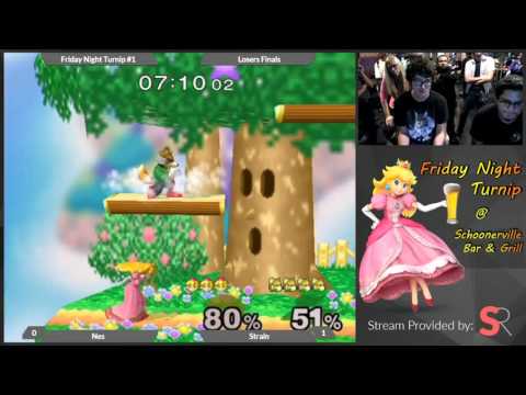 Friday Night Turnip #1 - Nes (Peach) vs. Strain (Fox) - Losers Finals
