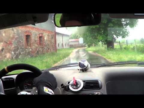 2. Rajd Ziemi Wałeckiej PS 5 załoga. Nr 39 "KRPK Koszalin"