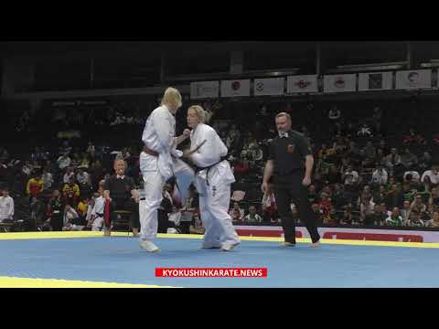 WKO EC 2019, 1/4 -65 Stine Haugsdal (Norway, aka) - Aneta Meskauskiene (Lithuania)