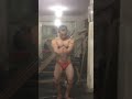 Abu Bakar Saleem from World bodybuilding fitness club posing video