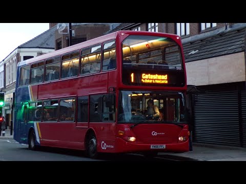 GNE Route:X1|Around Gateshead|YN56 FFL-6171 |Scania OmniDekka