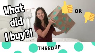 HONEST Thred Up Goodie Box Review, Unboxing and Try On 2020