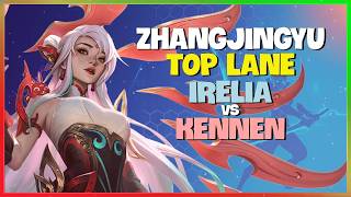 ZhangJingyu Irelia : How He WRECKED This Kennen In CN Super Server - Engsub