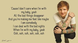 Ed Sheeran, Justin Bieber - I Don't Care (Lyrics)