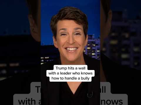 Trump hits a wall with a leader who knows how to handle a bully