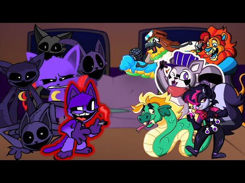 NEWUPDATE Smiling Critters vs Indigo Park Chapter 2 ( VS Catnap V2) | FNF Poppy Playtime Chapter 3