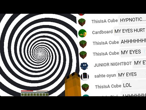 So I hypnotized my minecraft live stream...