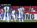 Sporting de Gijón 2 - 4 Espanyol, Goles y Resumen, Liga BBVA 2016