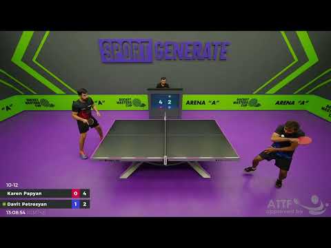 Table Tennis | K.Papyan - D.Petrosyan | 08.10.2025 13:00 (CET) | RMC 31382873