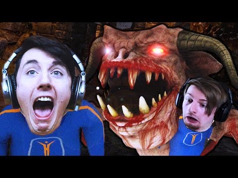 SO WE SUMMONED A BABY DEMON... || GRANNY SIMULATOR W/ 8BIT-RYAN BAZ & NATHON