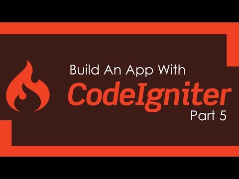 Build A CodeIgniter PHP App Part 1