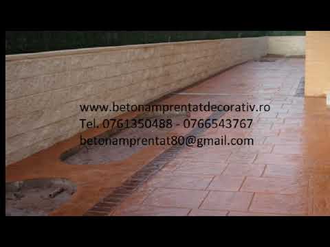 Beton Amprentat Prisaca -Caraș-Severin  Tel.0761350488 -0766543767