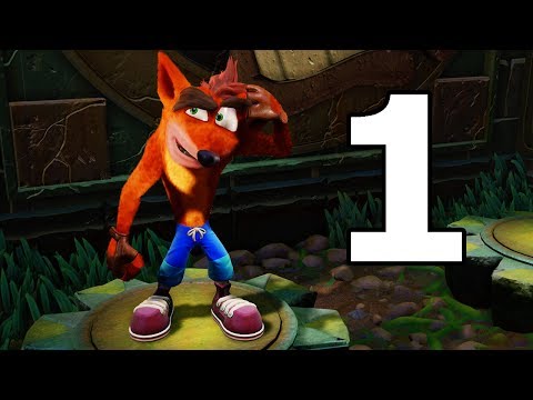 Crash Bandicoot 1 Remastered / N. Sane Trilogy Walkthrough Part 1 - No Commentary Playthrough (PS4)