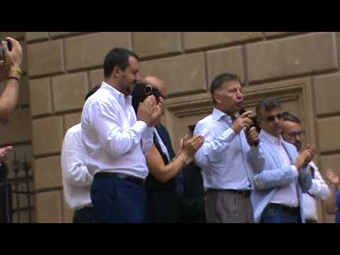 Siena 22/06/2018 gli interventi di De Mossi e Salvini
